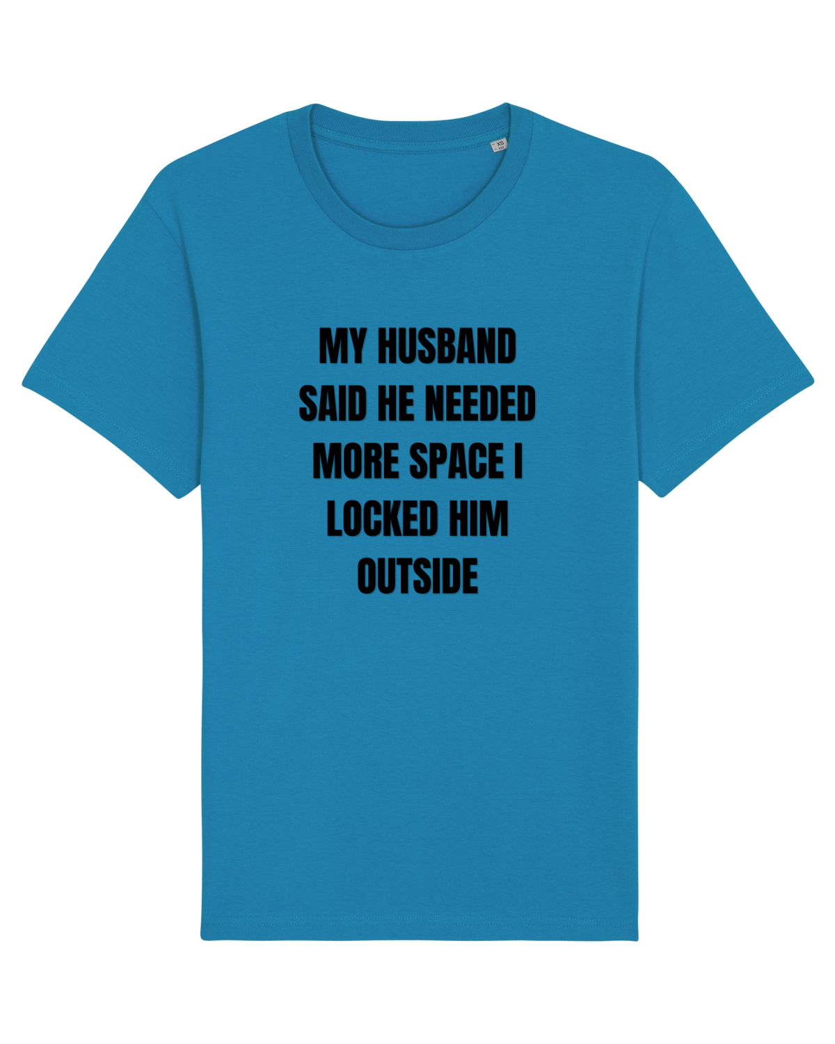 Tricou mânecă scurtă Unisex Rocker Azur