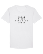 great minds fuck each other Tricou mânecă scurtă guler larg Bărbat Skater