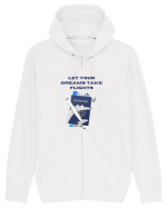 let your dreams take flights Hanorac cu fermoar Unisex Connector