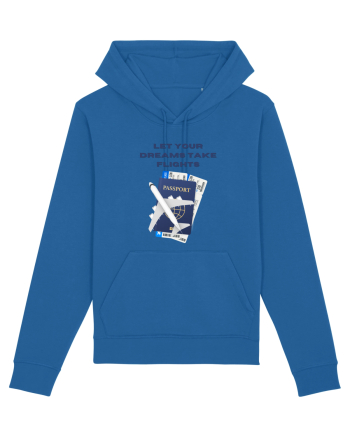 let your dreams take flights Royal Blue
