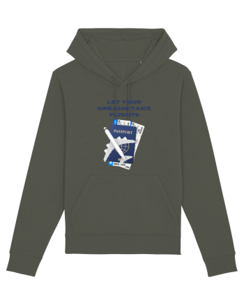 let your dreams take flights Khaki
