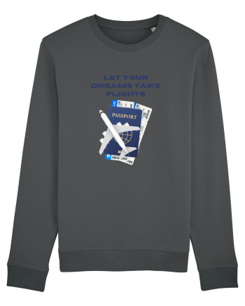 let your dreams take flights Anthracite