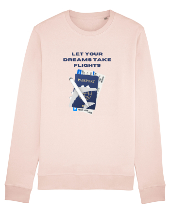 let your dreams take flights Candy Pink