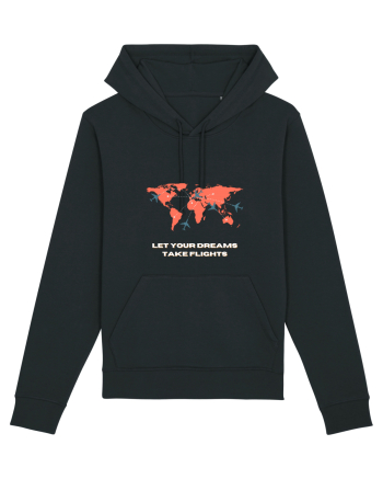 let your dreams take flights Black