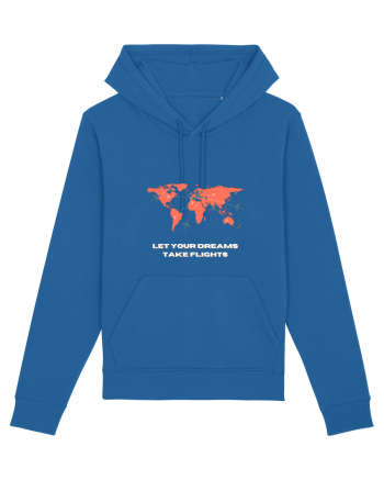 let your dreams take flights Royal Blue