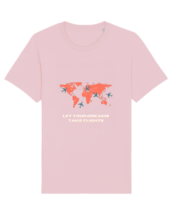 let your dreams take flights Cotton Pink