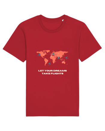 let your dreams take flights Red