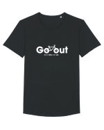Go bike! Tricou mânecă scurtă guler larg Bărbat Skater