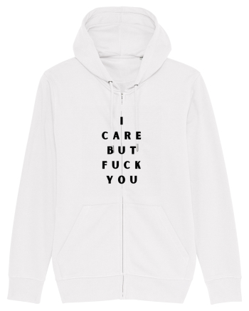 i care but fuck you White