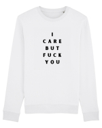 i care but fuck you Bluză mânecă lungă Unisex Rise