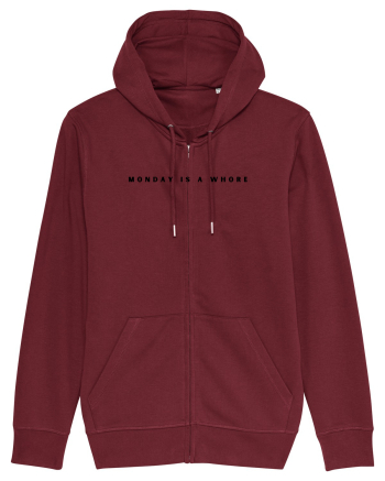 monday is a whore Burgundy