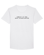 SWEAT IS THE BEST HIGHLIGHTER Tricou mânecă scurtă guler larg Bărbat Skater
