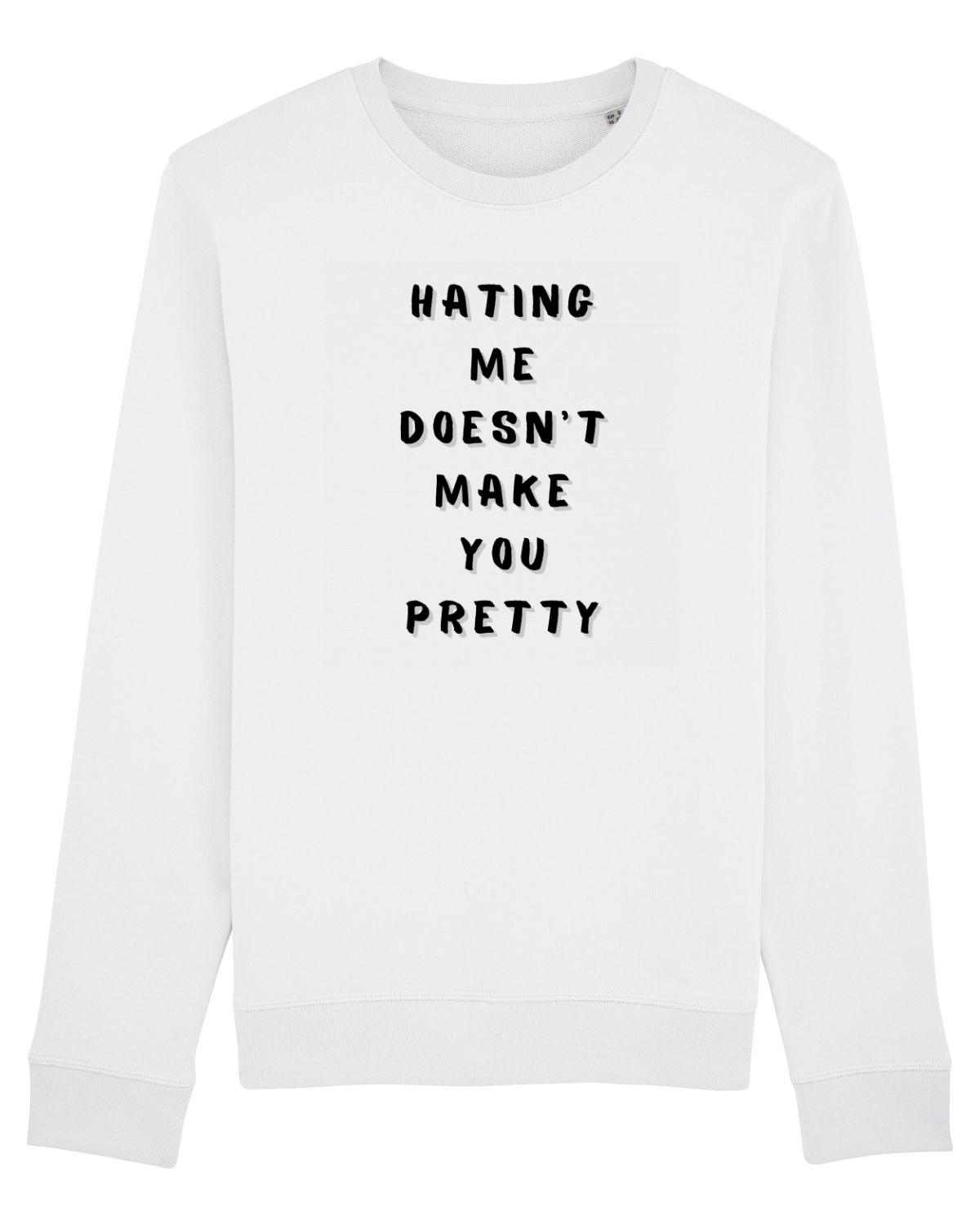 Bluză mânecă lungă Unisex Rise White