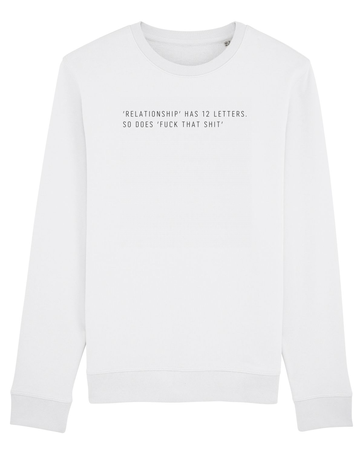 Bluză mânecă lungă Unisex Rise White