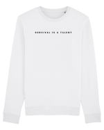 SURVIVAL IS A TALENT Bluză mânecă lungă Unisex Rise