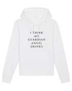 I THINK MY GUARDIAN ANGEL DRINKS Hanorac Unisex Drummer