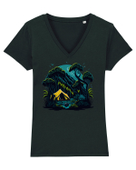 Camping adventure Tricou mânecă scurtă guler V Damă Evoker