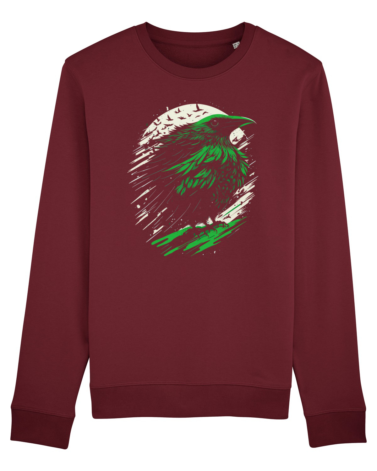 Bluză mânecă lungă Unisex Rise Burgundy