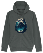 Full moon forest adventure Hanorac cu fermoar Unisex Connector