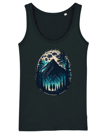 Full moon forest adventure Black