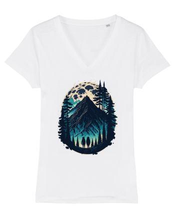 Full moon forest adventure White