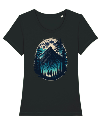 Full moon forest adventure Black