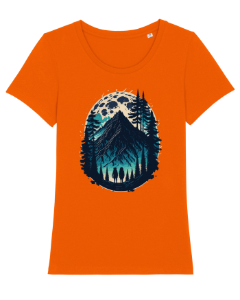 Full moon forest adventure Bright Orange