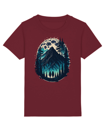 Full moon forest adventure Burgundy