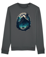 Full moon forest adventure Bluză mânecă lungă Unisex Rise