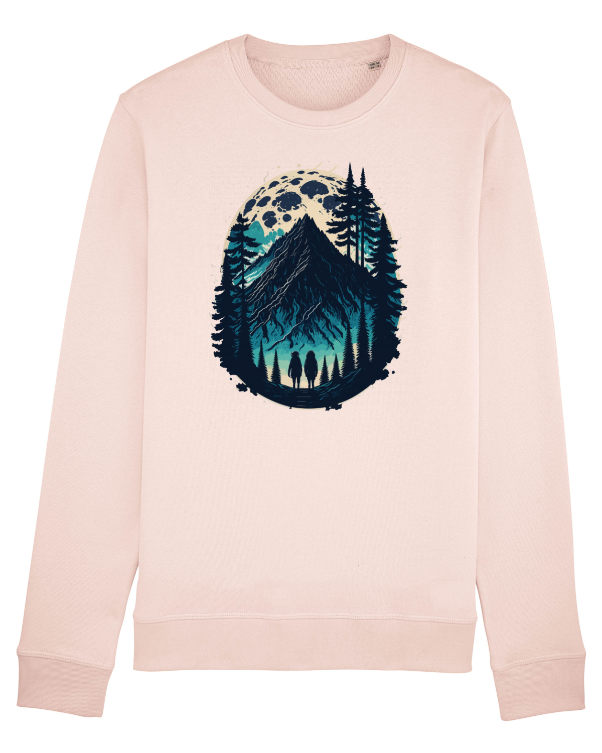 Bluză mânecă lungă Unisex Rise Candy Pink