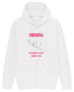 SMOKING you smoke to enjoy i smoke to die Hanorac cu fermoar Unisex Connector