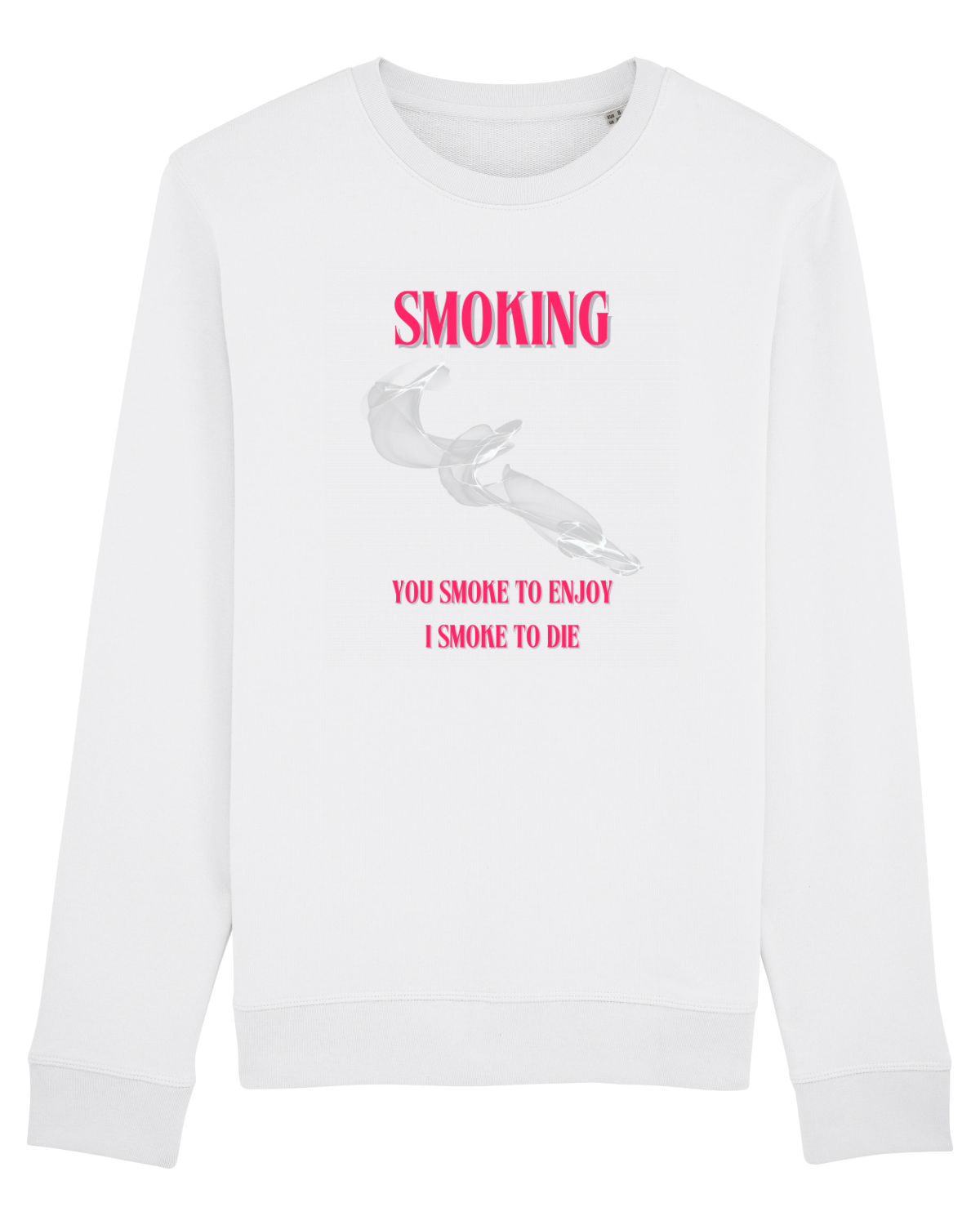 Bluză mânecă lungă Unisex Rise White