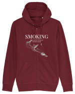 SMOKING you smoke to enjoy i smoke to die Hanorac cu fermoar Unisex Connector