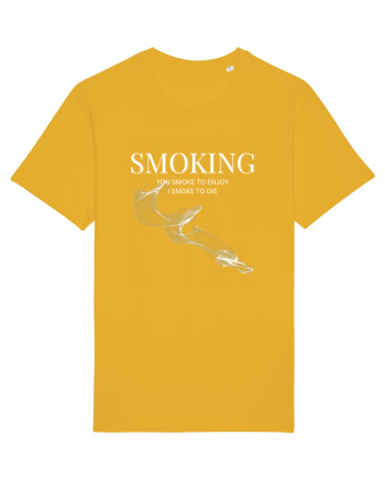 SMOKING you smoke to enjoy i smoke to die Spectra Yellow