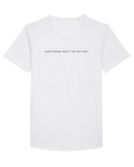 maybe monday doesn t like you either Tricou mânecă scurtă guler larg Bărbat Skater