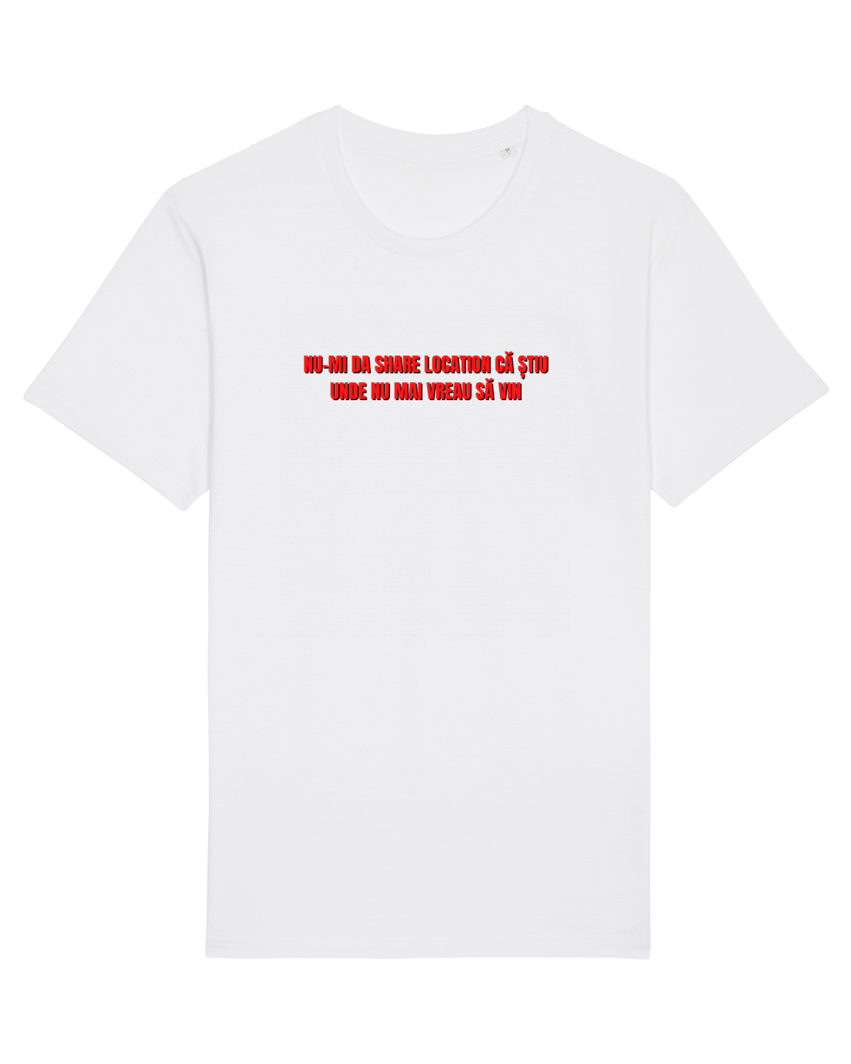 Tricou mânecă scurtă Unisex Rocker White