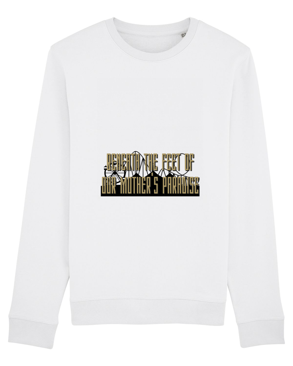 Bluză mânecă lungă Unisex Rise White