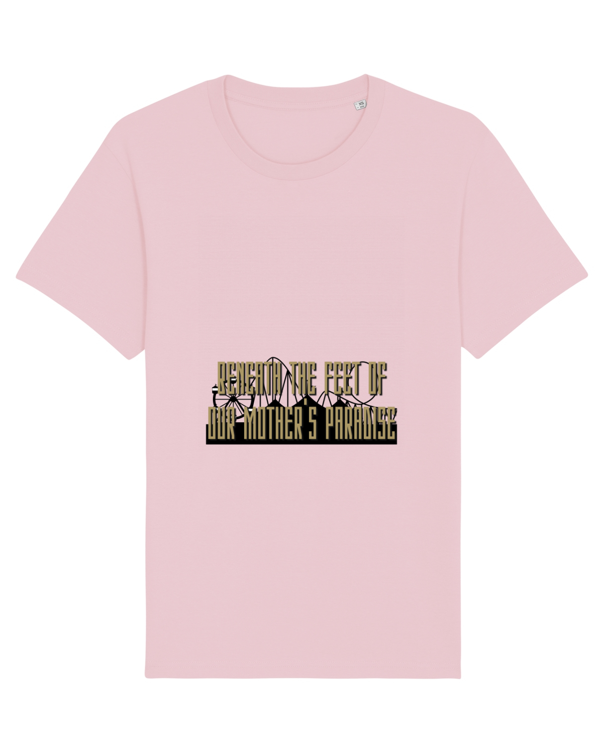 Tricou mânecă scurtă Unisex Rocker Cotton Pink