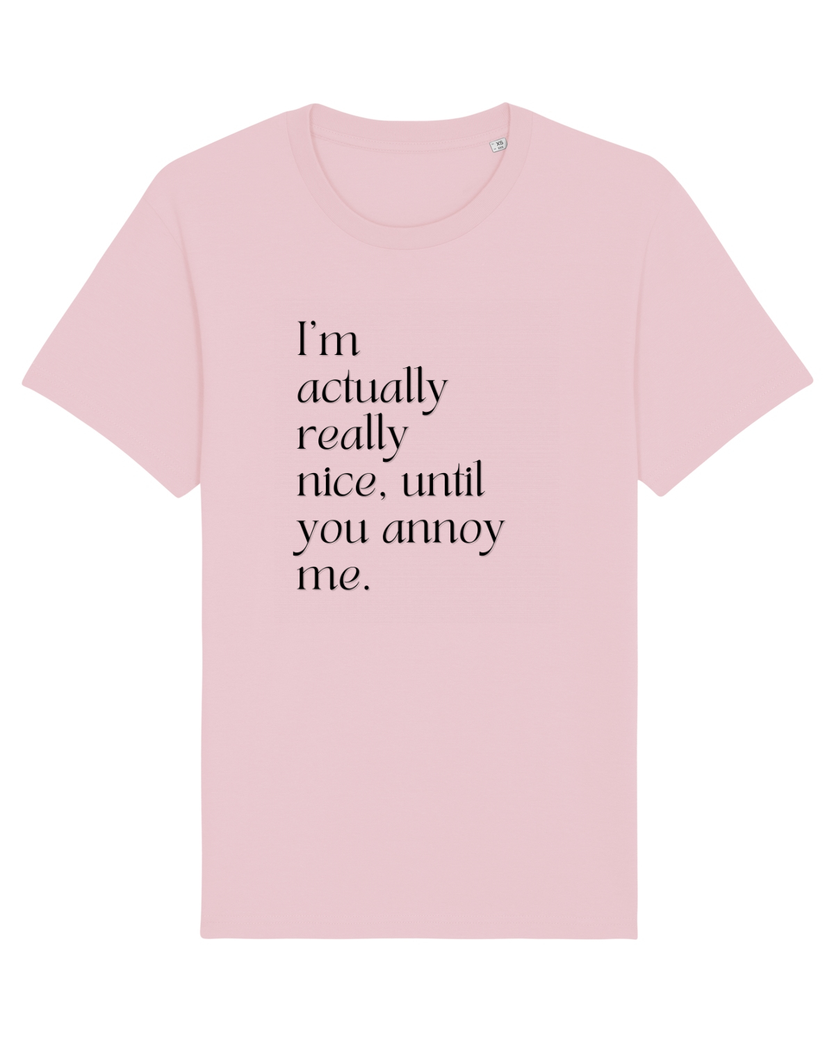 Tricou mânecă scurtă Unisex Rocker Cotton Pink