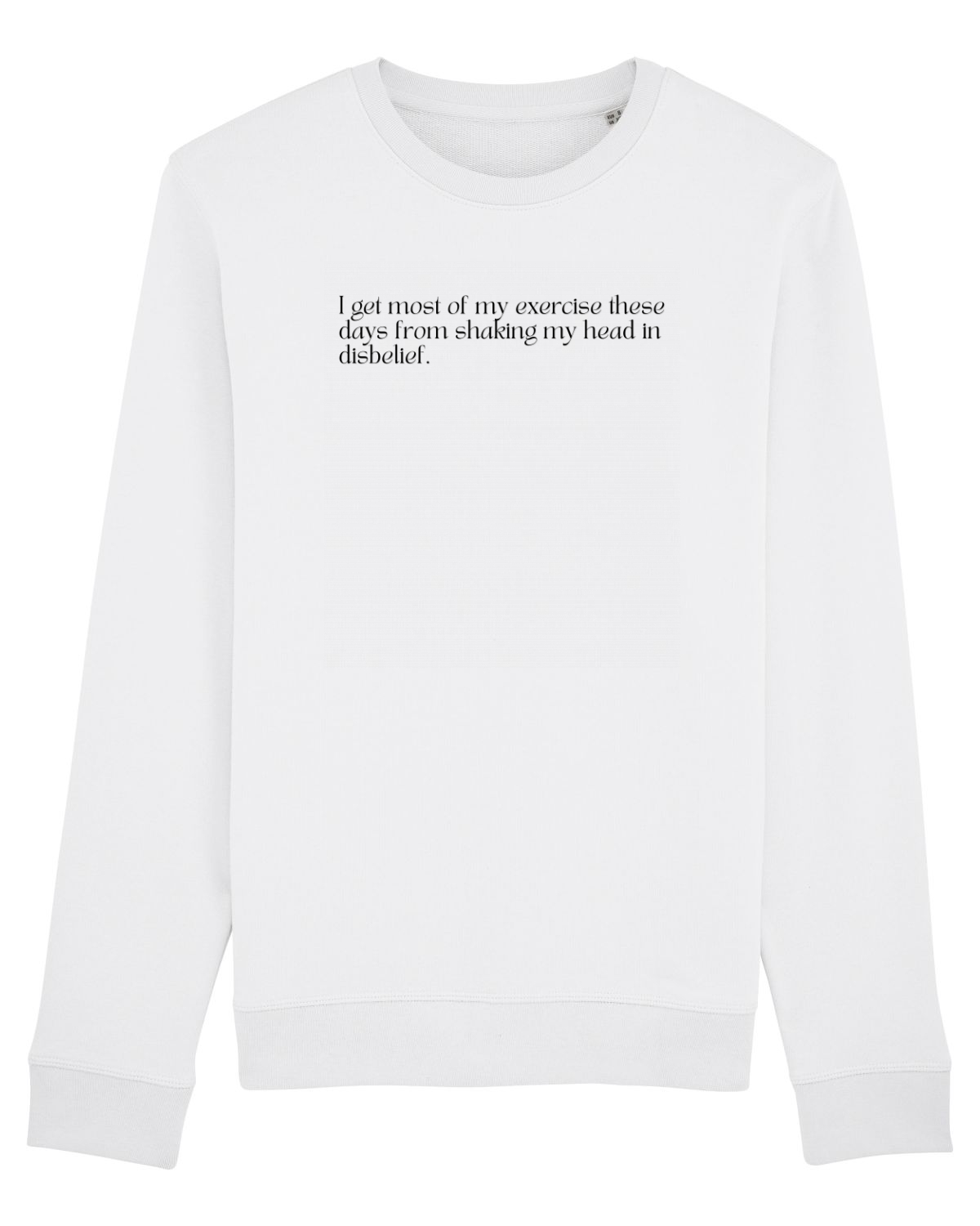 Bluză mânecă lungă Unisex Rise White
