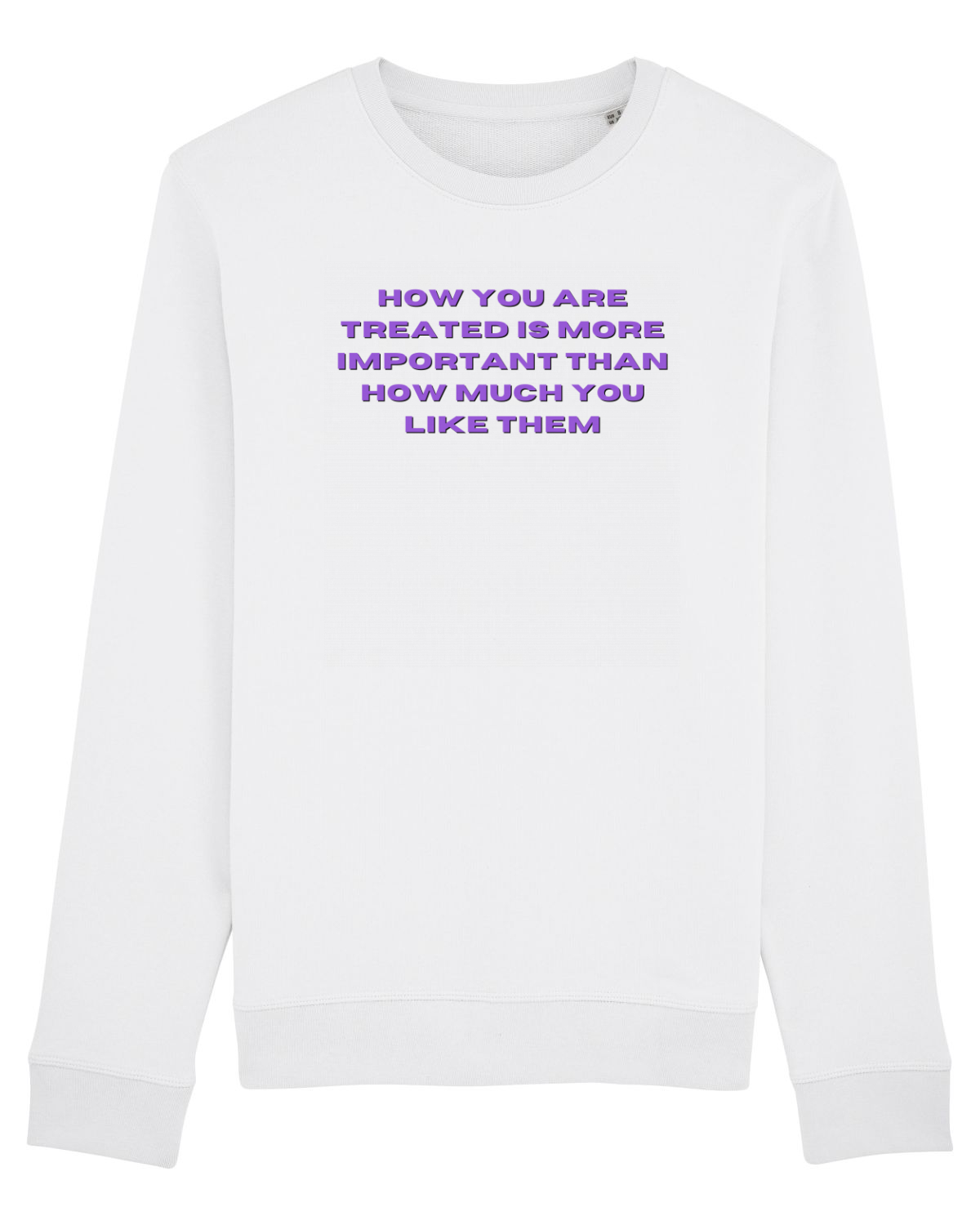Bluză mânecă lungă Unisex Rise White