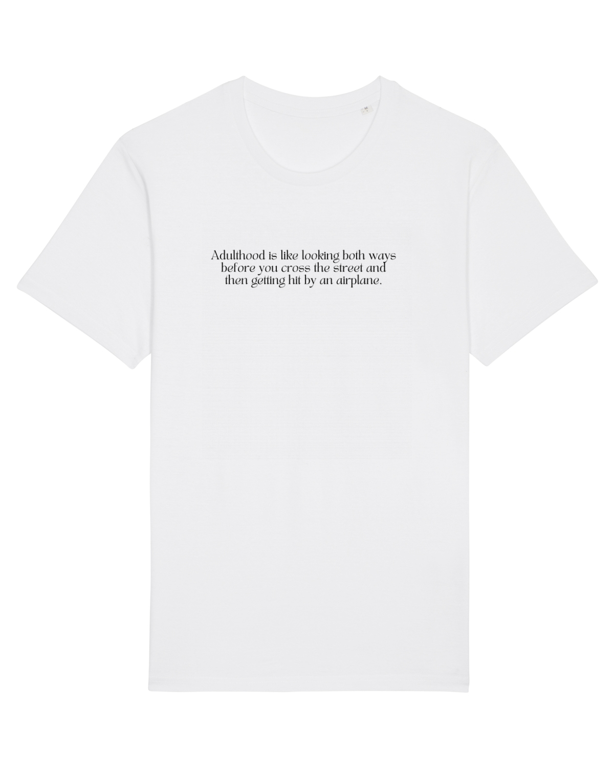 Tricou mânecă scurtă Unisex Rocker White