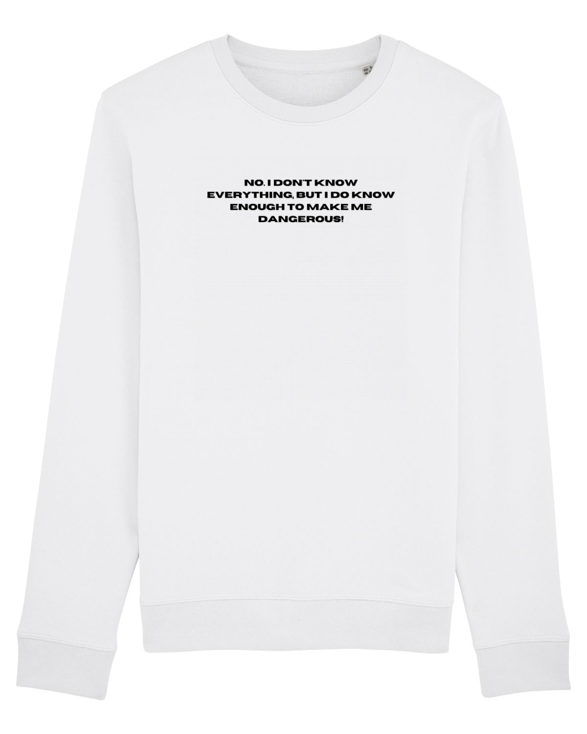 Bluză mânecă lungă Unisex Rise White
