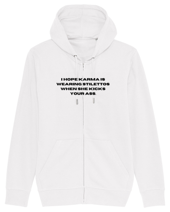 i hope karma is wearing stilettos when she kikc your ass White