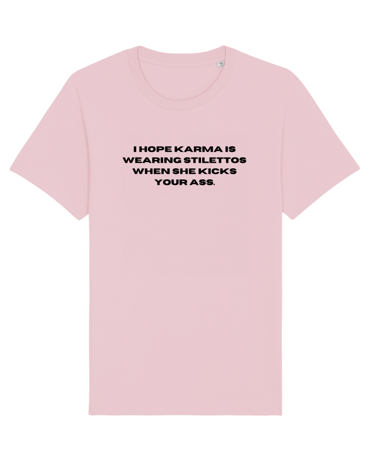 Tricou mânecă scurtă Unisex Rocker Cotton Pink