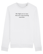 my thights are so sexy they can t stop touching eachother Bluză mânecă lungă Unisex Rise