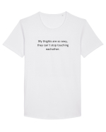 my thights are so sexy they can t stop touching eachother Tricou mânecă scurtă guler larg Bărbat Skater