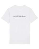 lazy is such a ugly word i prefer the term selective participation Tricou mânecă scurtă Unisex Rocker