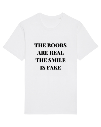 the boobs are real the smile is fake White