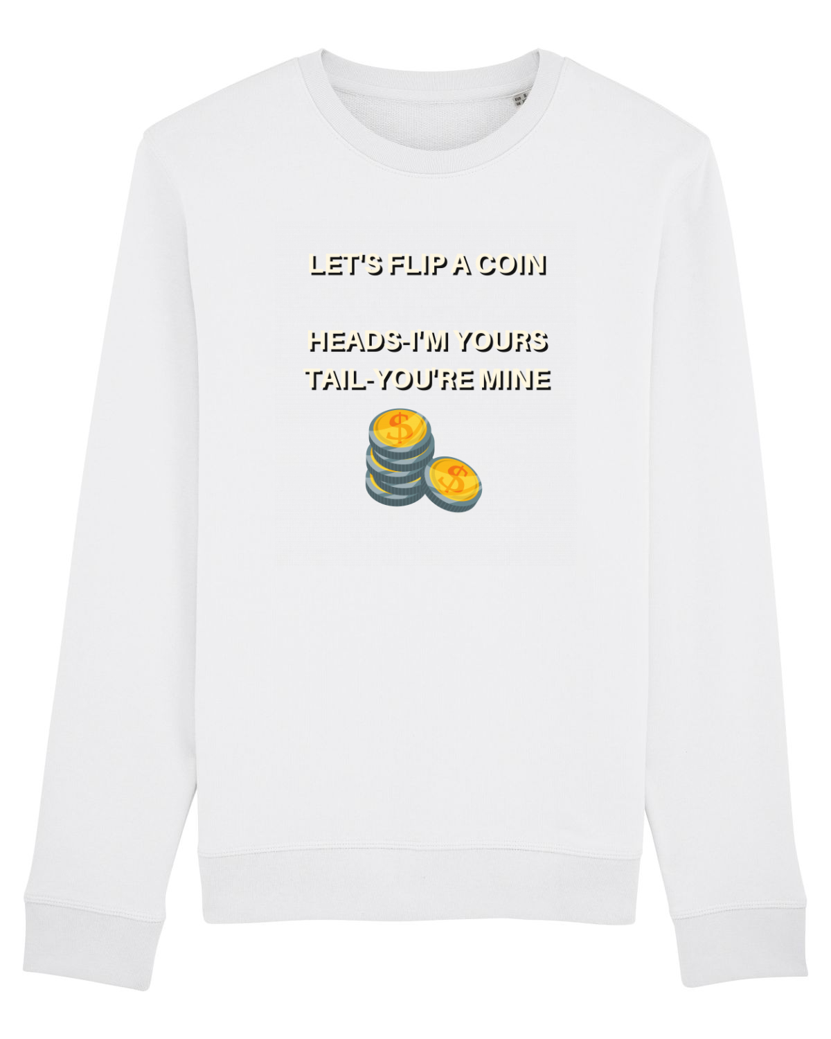Bluză mânecă lungă Unisex Rise White